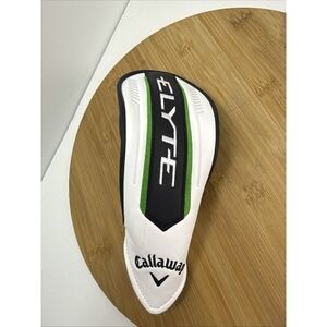 Callaway Elyte 3 Hybrid Headcover White /Black Green Trim OEM Golf Head Cover